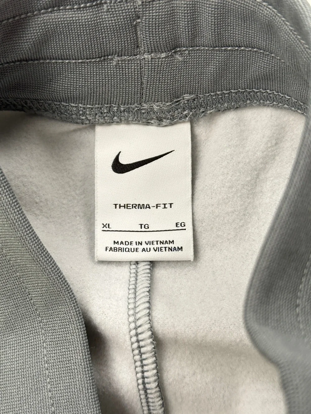 Nike Therma-Fit Track Pants Gray White Yellow Colorblock - Boys XL